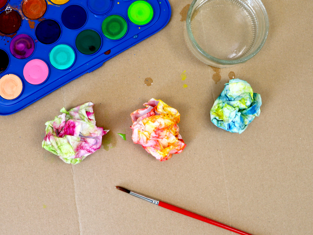 Meeres-Schildkröte basteln aus Papier | Experiment mit Farbe | Malen mit Kindern | Bildnerisches Gestalten | von Fantasiewerk.ch